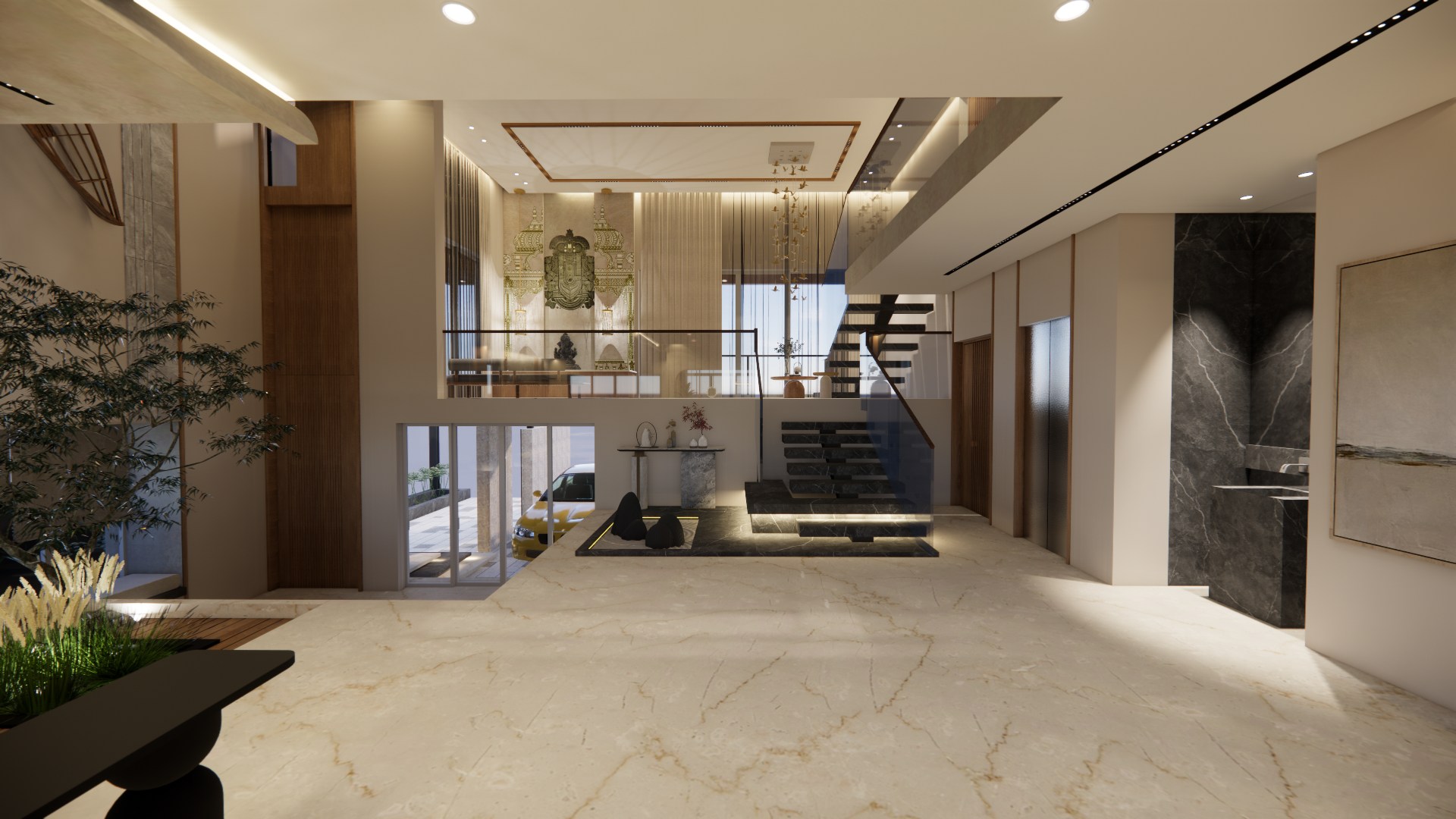 Narsingi Villa 5BHK interiors